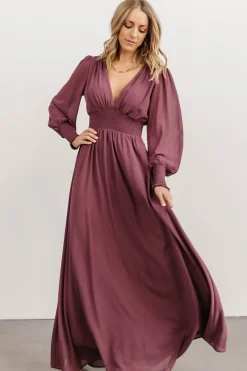 Discount Baltic Born Olivia Maxi Dress | Vintage Plum