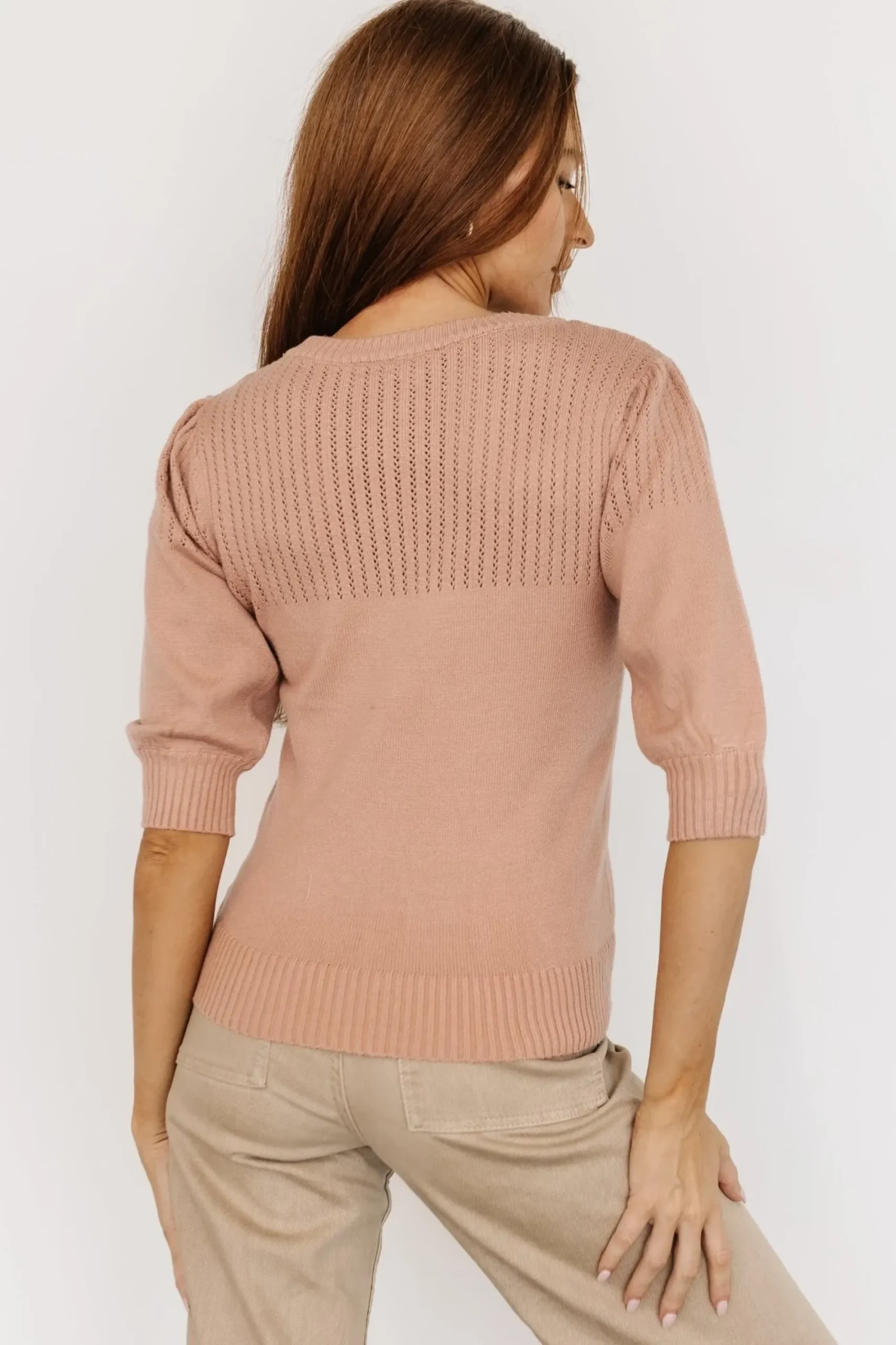 Hot Baltic Born Opal Knit Sweater | Vintage Rose