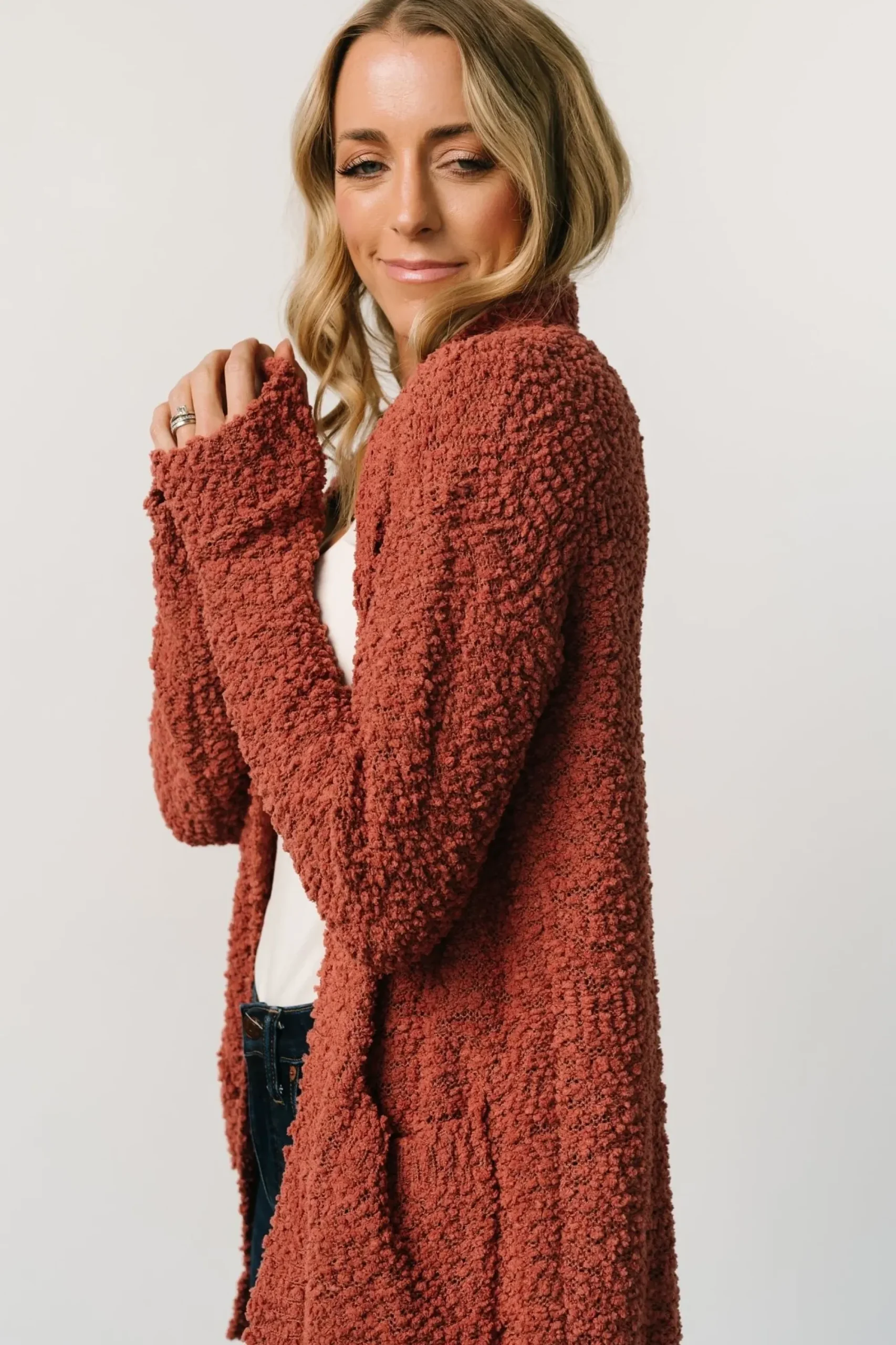 Discount Baltic Born Oxford Pocket Cardigan | Rust