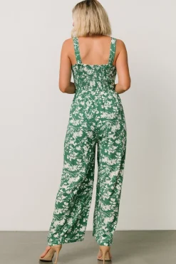 Discount Baltic Born Palisades Tank Jumpsuit | Green Print