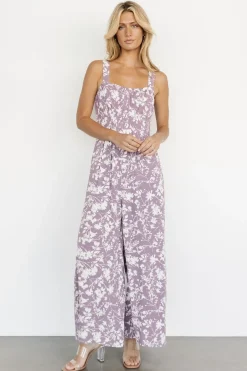 Online Baltic Born Palisades Tank Jumpsuit | Lavender Print