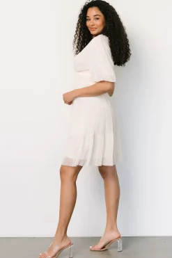 Fashion Baltic Born Patrice Short Dress | Cream