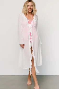 Discount Baltic Born Perry Duster Cover Up | Off White