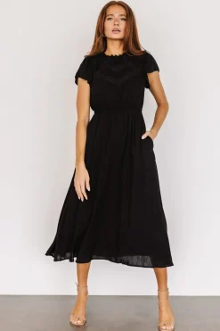 Discount Baltic Born Prestyn Midi Dress | Black