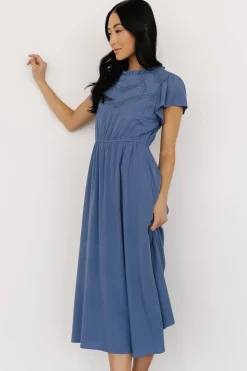 Outlet Baltic Born Prestyn Midi Dress | Blue