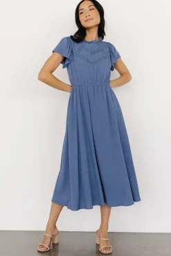 Outlet Baltic Born Prestyn Midi Dress | Blue