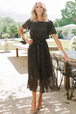 Clearance Baltic Born Prim Pleated Dress | Green Print