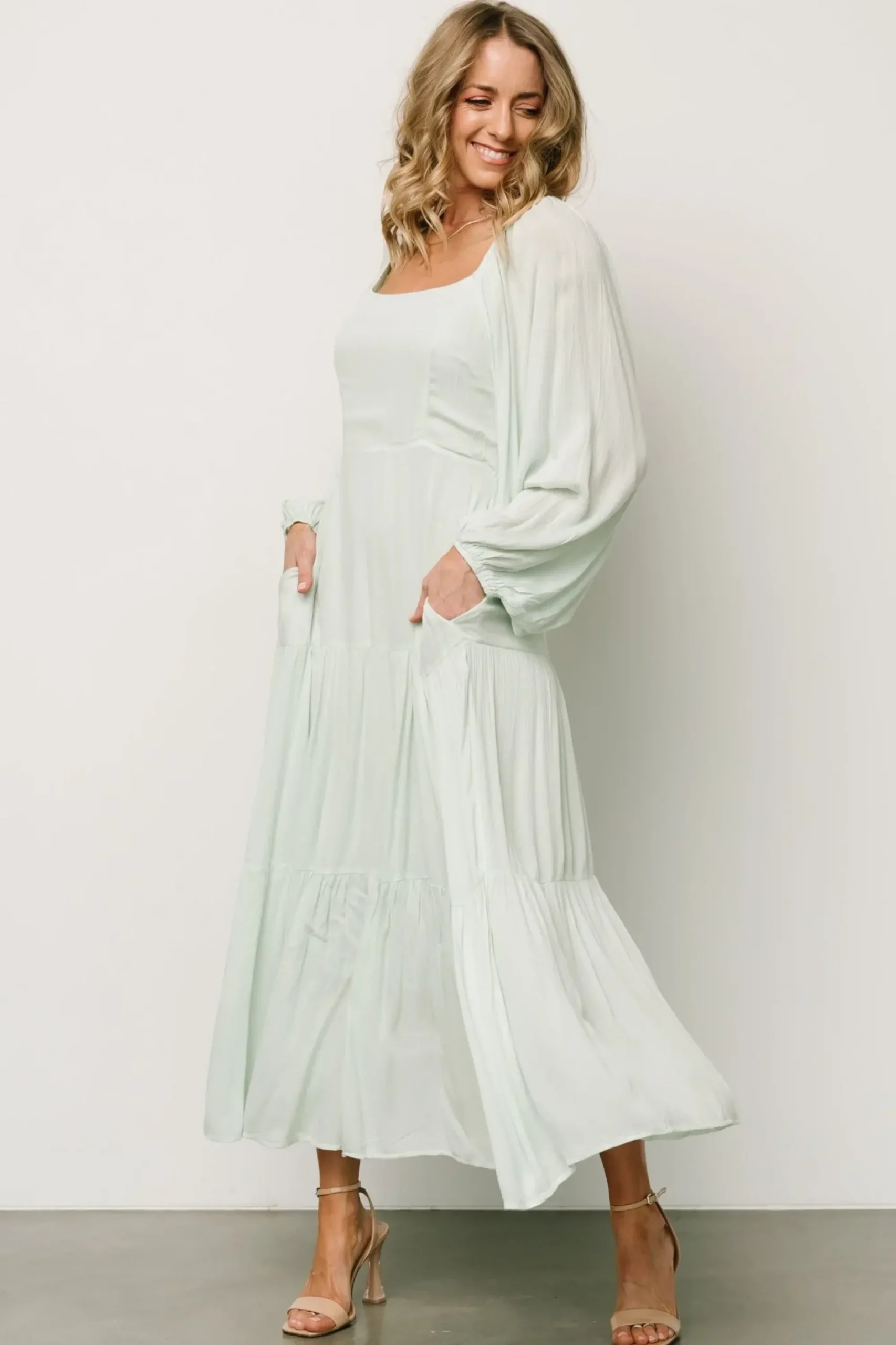 Sale Baltic Born Rachelle Maxi Dress | Light Sage