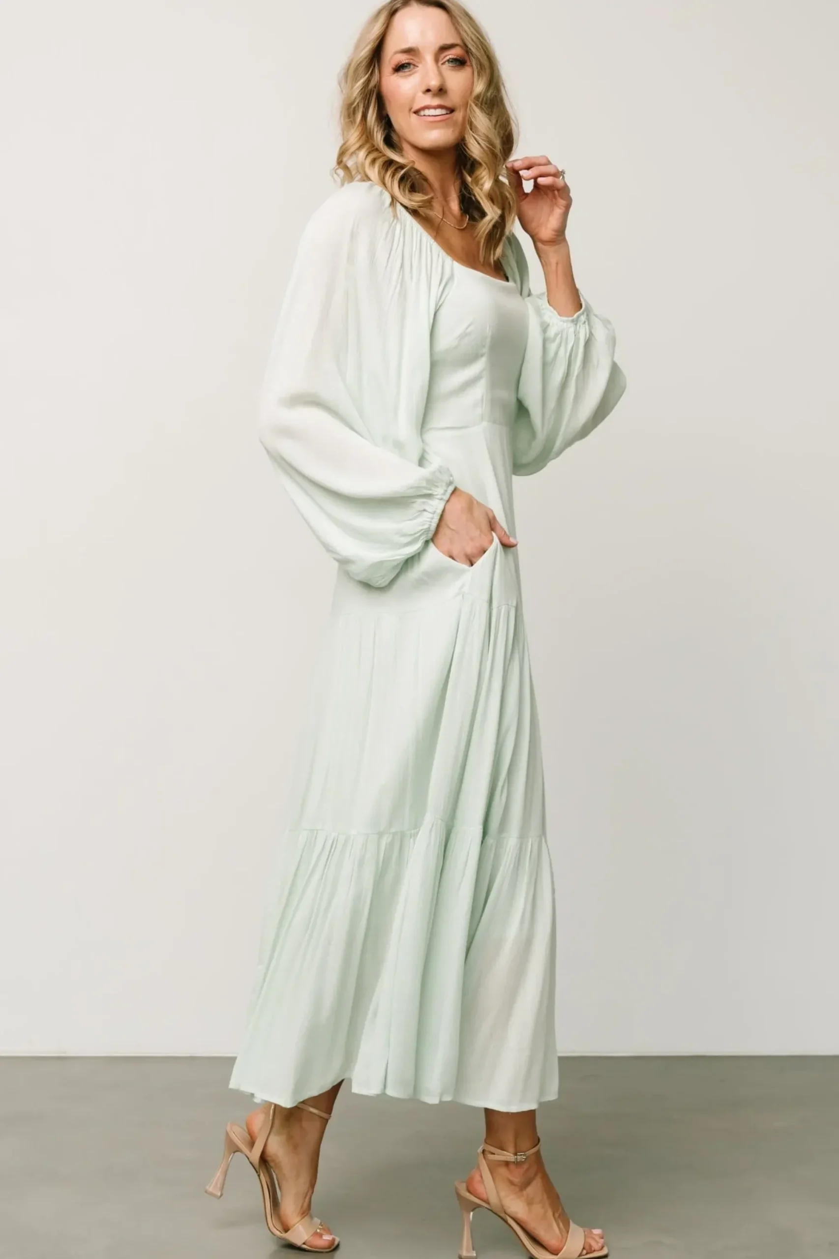Sale Baltic Born Rachelle Maxi Dress | Light Sage
