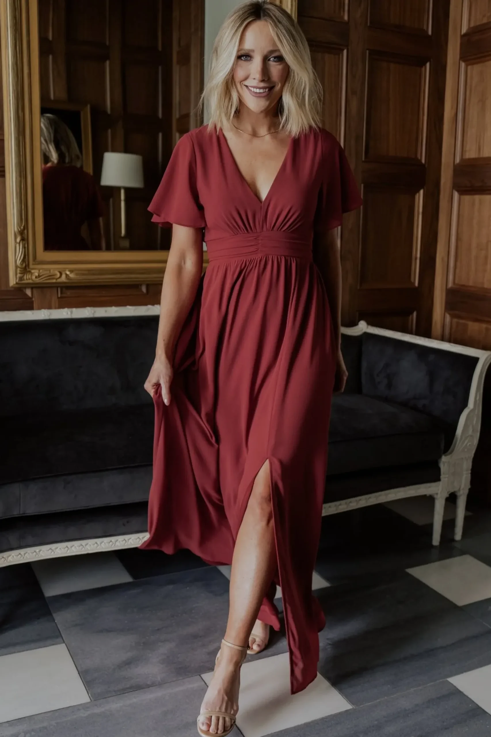 Fashion Baltic Born Ramona Maxi Dress | Terracotta