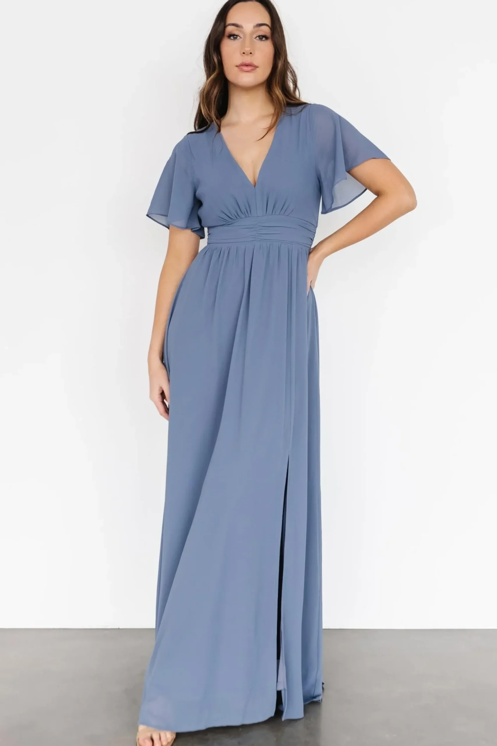 Clearance Baltic Born Ramona Maxi Dress | Whisper Blue