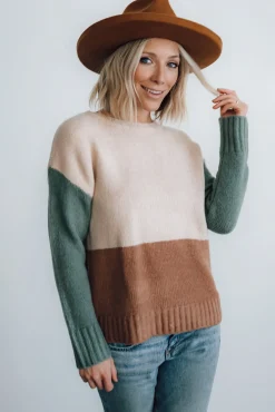 Fashion Baltic Born Randi Color Block Sweater | Natural
