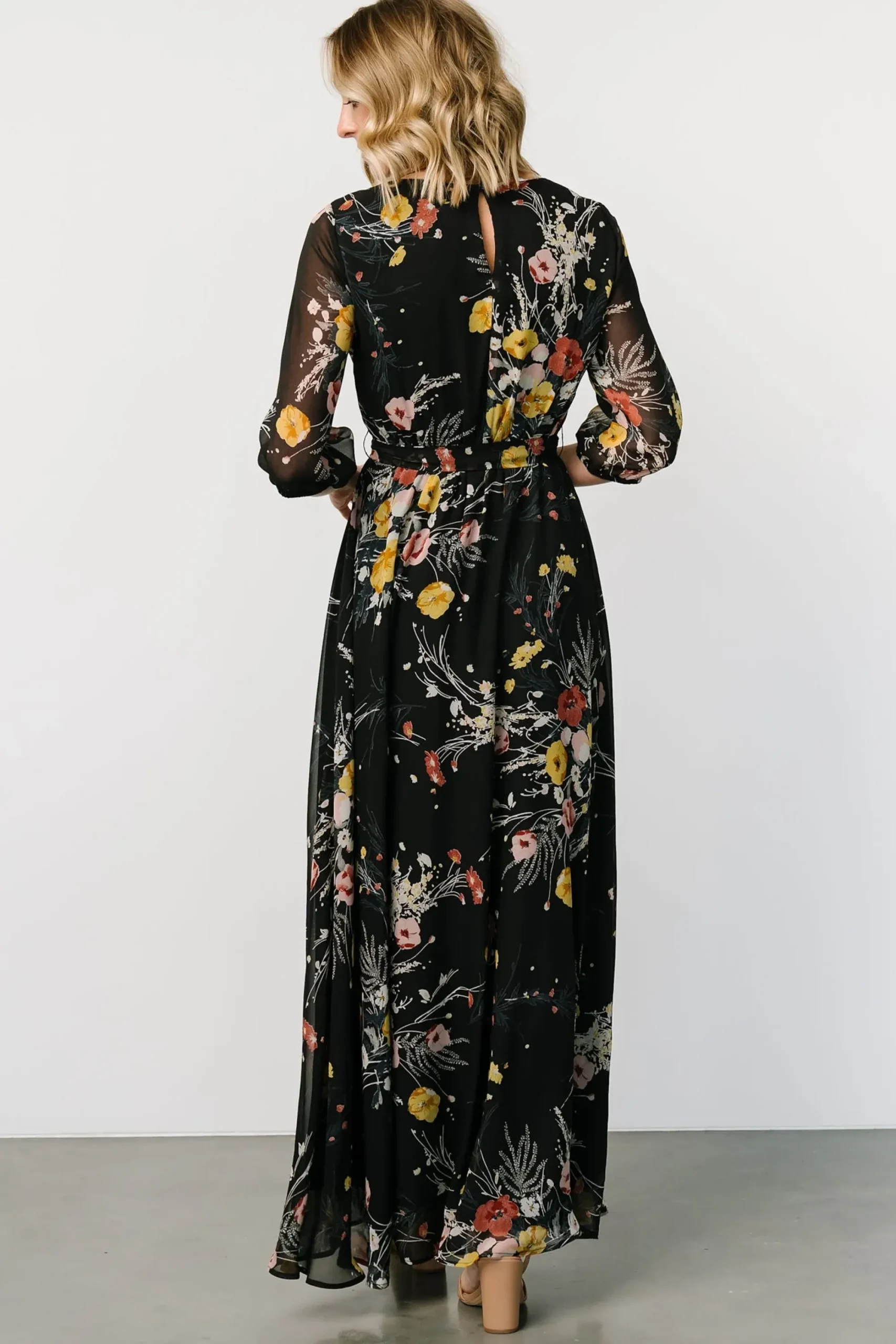 New Baltic Born Rebecca Maxi Dress | Botanical Floral