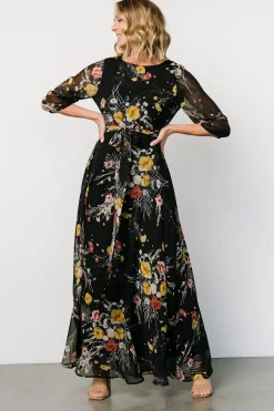 New Baltic Born Rebecca Maxi Dress | Botanical Floral