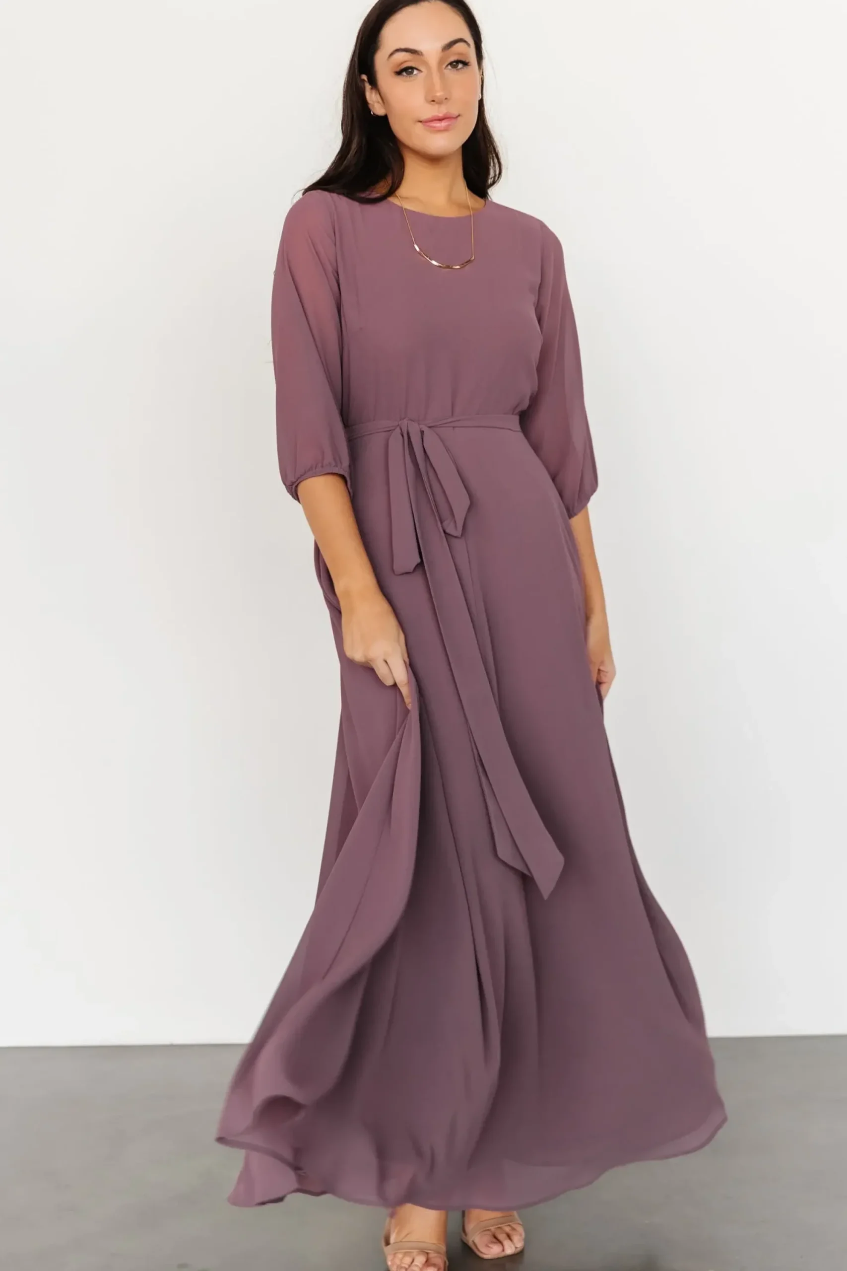 Online Baltic Born Rebecca Maxi Dress | Vintage Plum