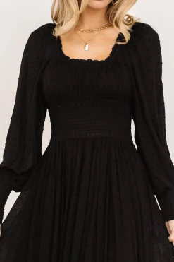 Discount Baltic Born Renata Dot Maxi Dress | Black