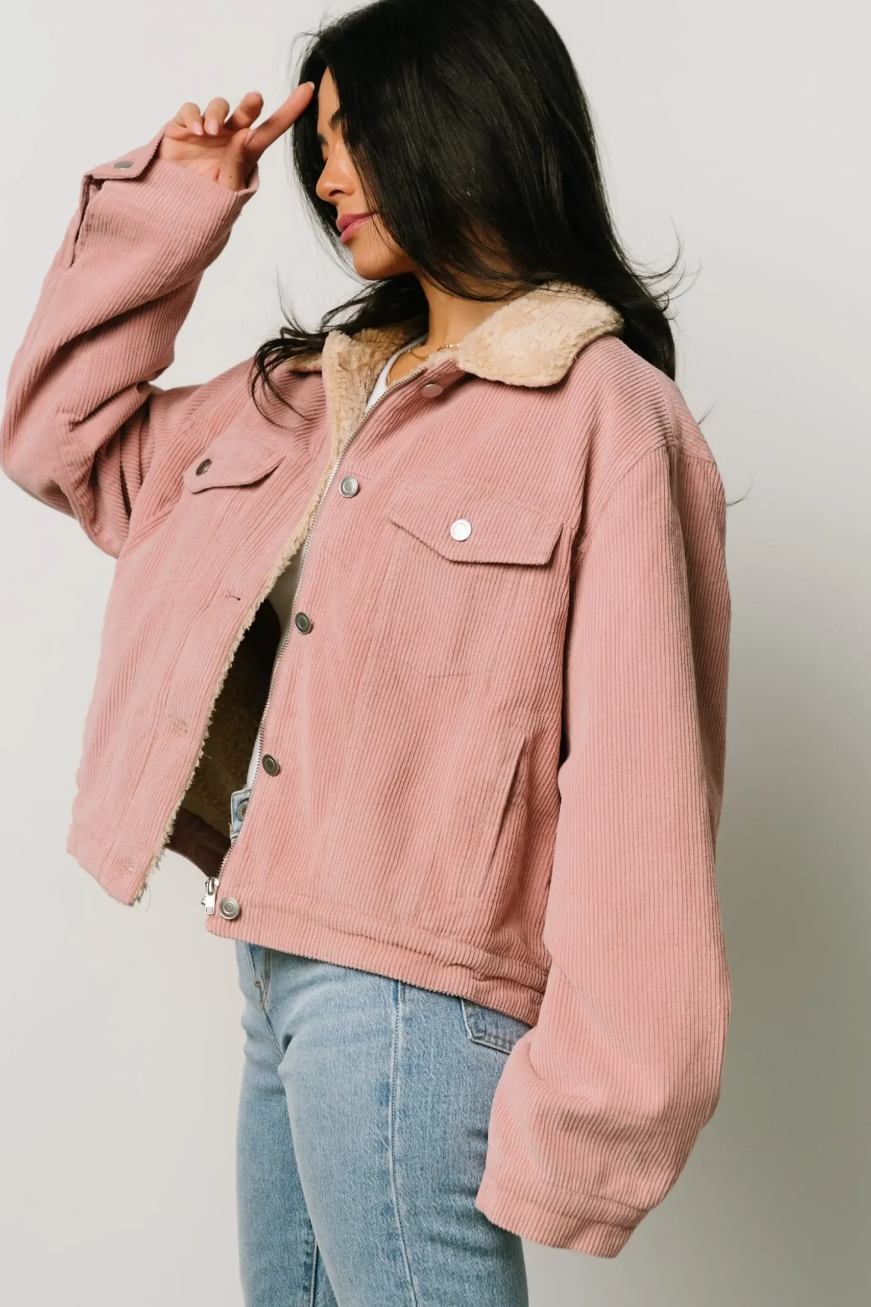 Hot Baltic Born Ridley Corduroy Jacket | Pink