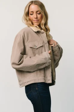 Discount Baltic Born Ridley Corduroy Jacket | Taupe