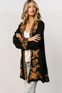 Hot Baltic Born Rigby Kimono | Black + Camel