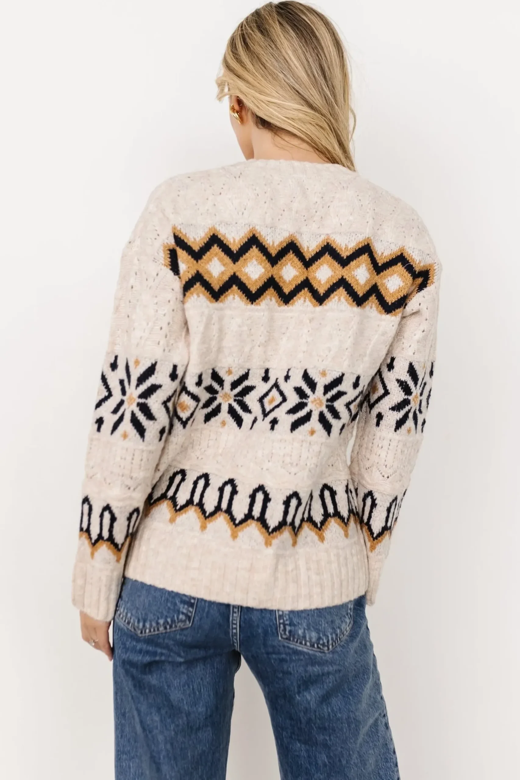 Online Baltic Born Romely Pointelle Sweater | Beige Multi