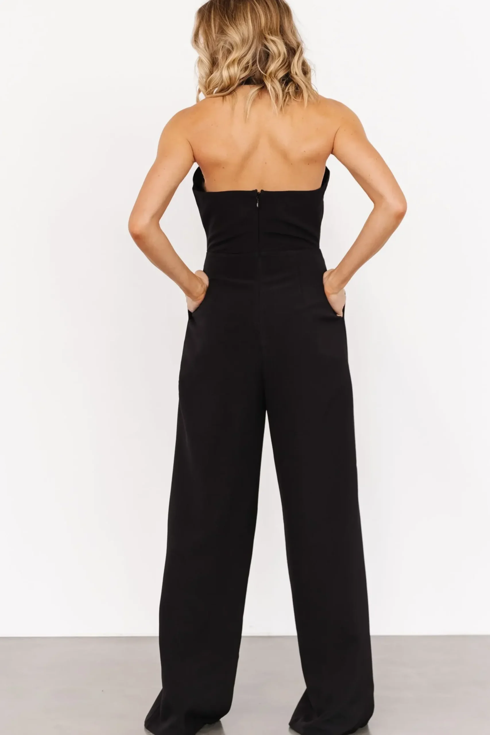 Best Baltic Born Romeo Halter Jumpsuit | Black