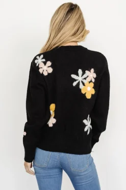 Discount Baltic Born Roxy Sweater | Black Flower