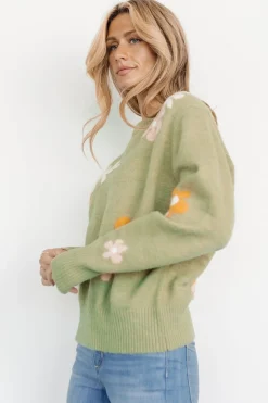 Clearance Baltic Born Roxy Sweater | Sage Flower