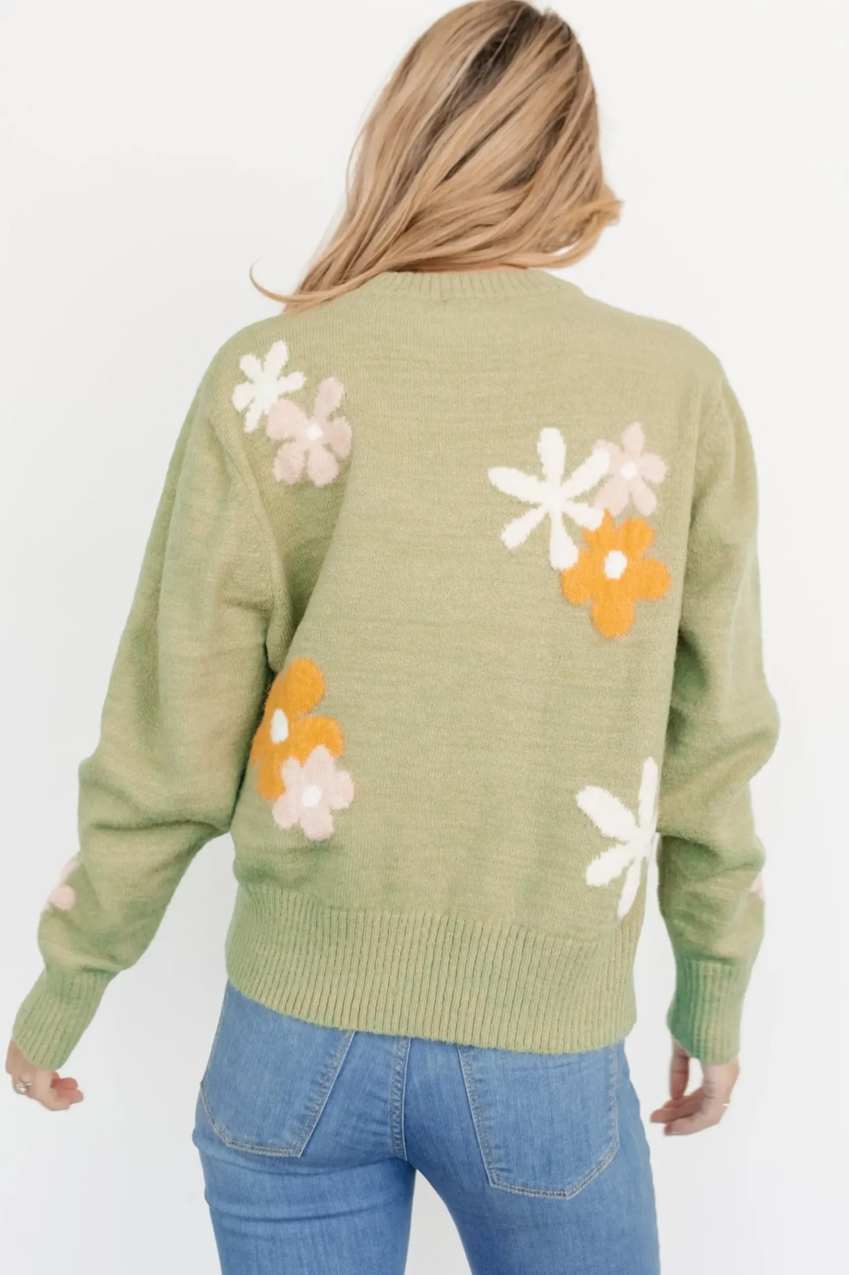 Clearance Baltic Born Roxy Sweater | Sage Flower