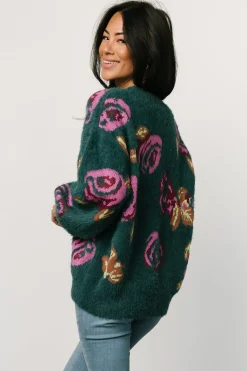 New Baltic Born Ryder Sweater | Jade Multi Floral