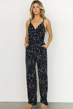 Clearance Baltic Born Sade Jumpsuit | Navy Print