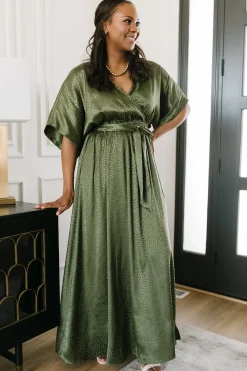 Discount Baltic Born Savannah Print Kimono Maxi | Olive