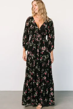 Online Baltic Born Sawyer Tiered Maxi Dress | Black + Berry