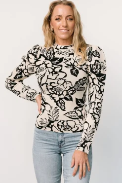 Sale Baltic Born Sebastian Sweater | Black Multi