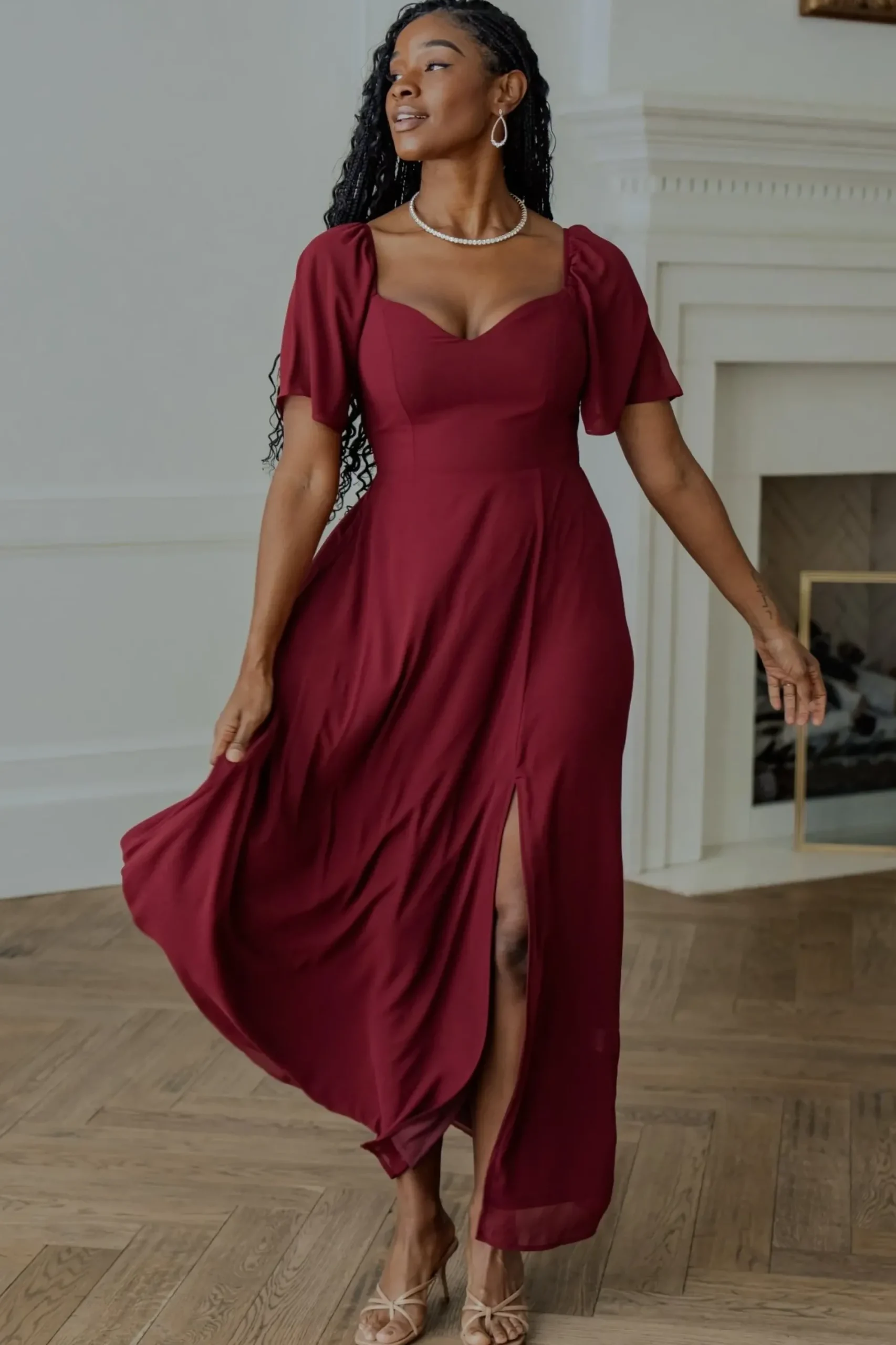 Hot Baltic Born Sierra Sweetheart Maxi Dress | Mulberry