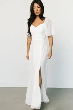 Outlet Baltic Born Sierra Sweetheart Maxi Dress | White