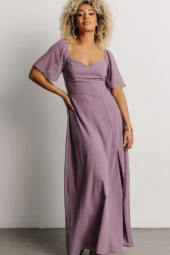 Discount Baltic Born Sierra Sweetheart Maxi Dress | Lilac