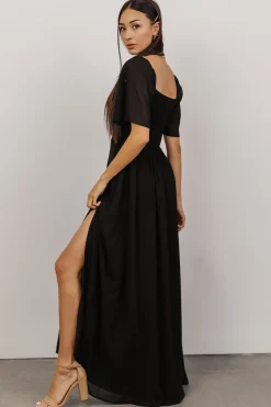 Hot Baltic Born Sierra Sweetheart Maxi Dress | Black