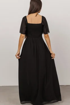 Hot Baltic Born Sierra Sweetheart Maxi Dress | Black
