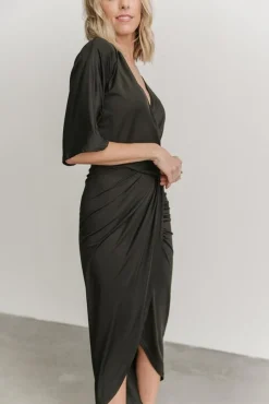 Best Baltic Born Solana Ruched Dress | Black