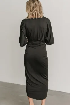 Best Baltic Born Solana Ruched Dress | Black
