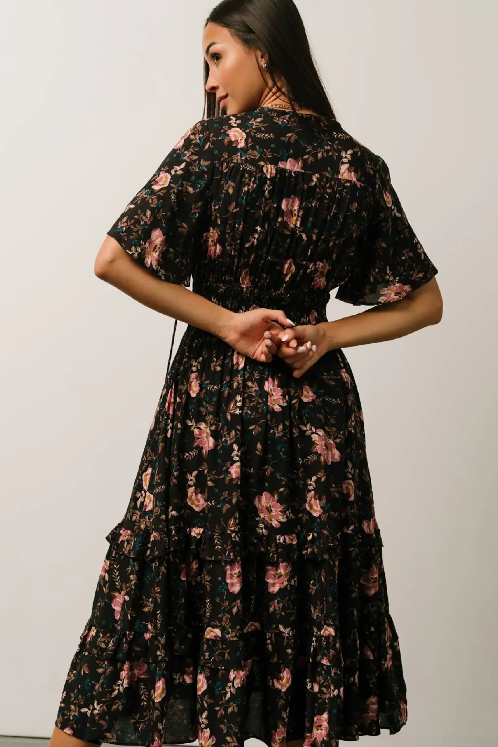 Clearance Baltic Born Spell Boho Midi Dress | Midnight Garden