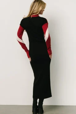 Hot Baltic Born Squires Sweater Dress | Red + Black