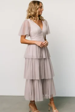 Outlet Baltic Born Starlet Tiered Maxi Dress | Vintage Gray
