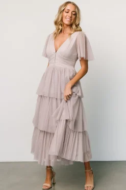 Outlet Baltic Born Starlet Tiered Maxi Dress | Vintage Gray