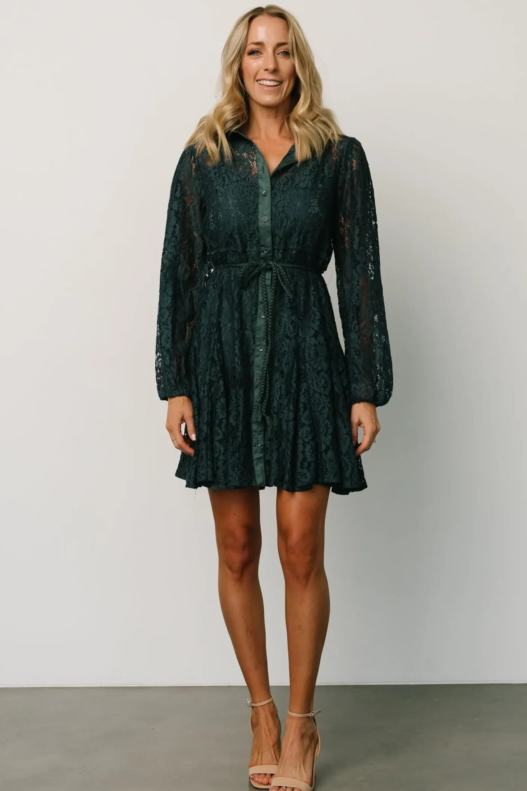 Outlet Baltic Born Stefan Lace Short Dress | Jade