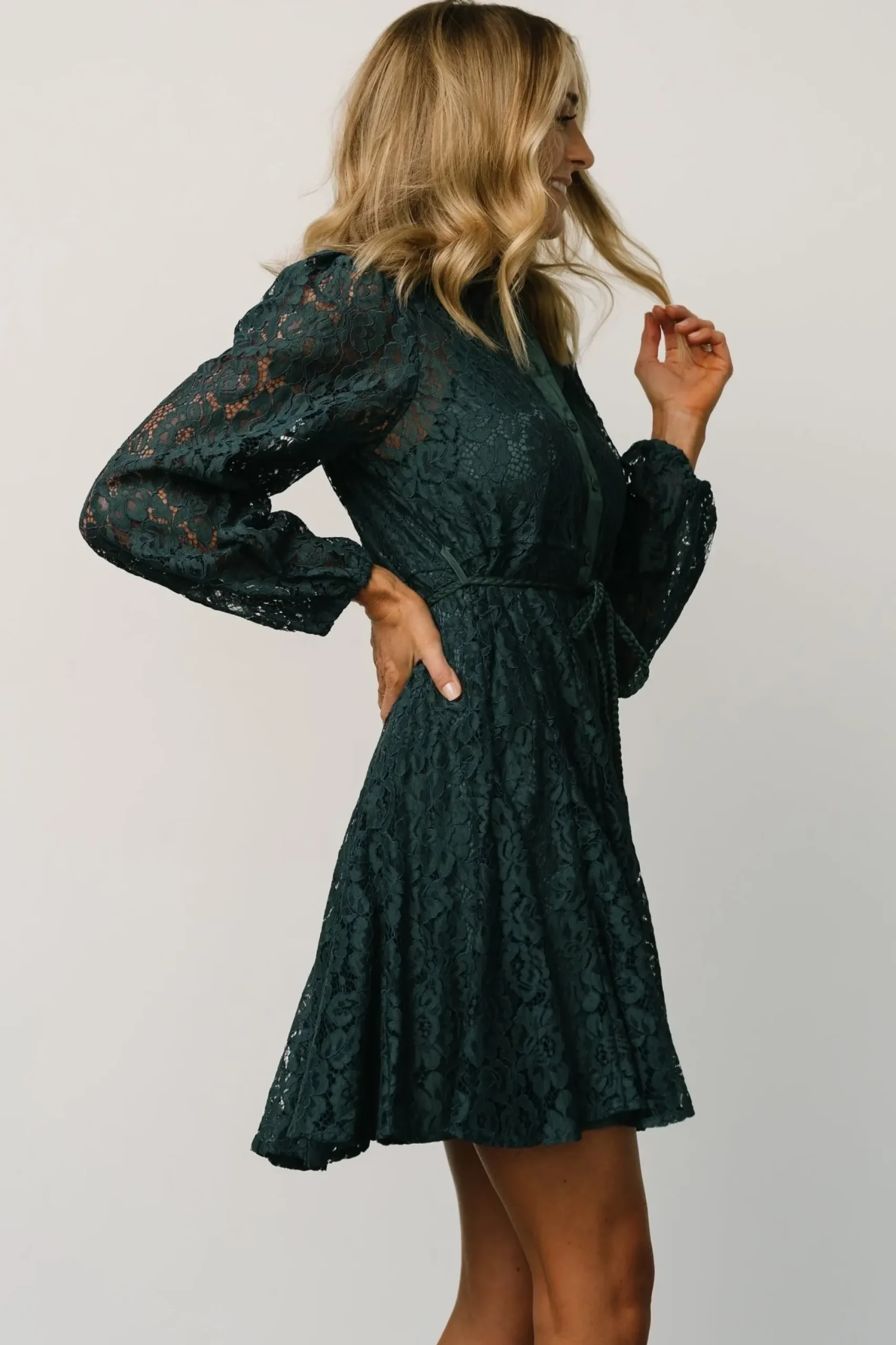 Outlet Baltic Born Stefan Lace Short Dress | Jade