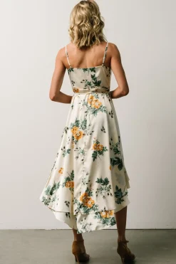 Fashion Baltic Born Steffi Tulip Wrap Dress | Ivory Floral