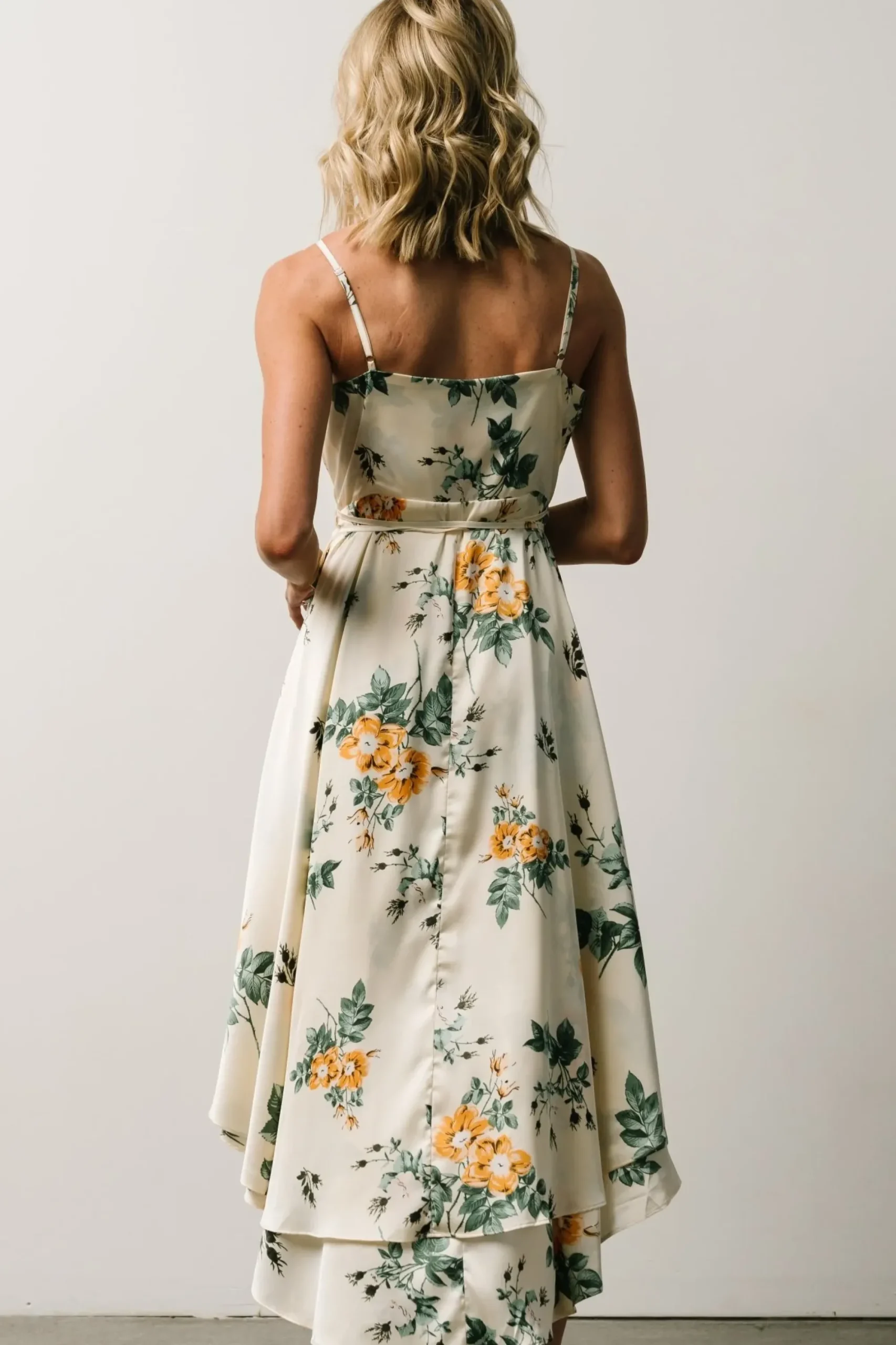 Fashion Baltic Born Steffi Tulip Wrap Dress | Ivory Floral