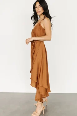 Fashion Baltic Born Steffi Tulip Wrap Dress | Bronze