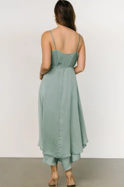 Online Baltic Born Steffi Tulip Wrap Dress | Eucalyptus